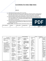 Chemical Syllabus For Senior High School