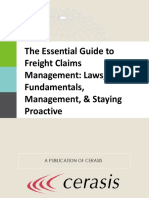 The Essential Guide To Freight Claims Management Laws Fundamentals Management Staying Proactive