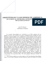 Aristóteles y Los Indios de América