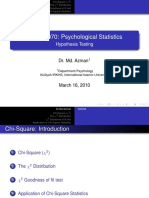 PSYC 2070: Psychological Statistics: Hypothesis Testing