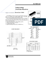 Octal 3-State Noninverting Buffer/Line Driver/Line Receiver: SL74HC244