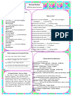 Present Perfect: Past Simple or Present Perfect? Since or For?