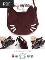 Kitty Purse Sewing Pattern PDF