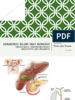 Extrahepatic Biliary Tract Pathology - Cholidolithiasis, Cholidocholithiasis, Cholecystitis and Cholangitis