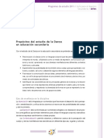 6 y 7 - Propositos Del Estudio de La Danza y Organizacion de Los Aprendizajes