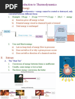 Introduction To Thermodynamics: I. Conservation of Energy