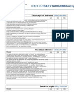 'Express Catering' Checklist