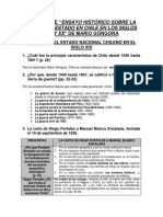 Resumen Del Ensayo Historico Sobre La Nocion de Estado en Chile en Los Siglos XIX y XX de Mario Gongora