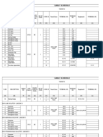 Cable Schedule