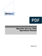 Wireless-Wavenet Access 3500 Install&Op Manual