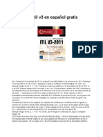 Manual de Itil v3 en Español Gratis