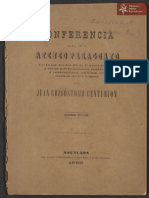 Conferencia Juan Crisostomo Centurión. Asunción 1880