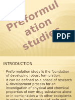 Pre Formulation