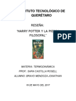 Reseña Harry Potter y La Piedra Filosofal