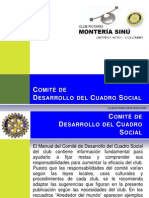 Comite de Desarrollo Cuadro Social