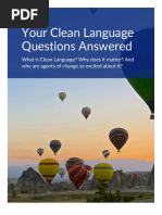 Clean Language Questions Answered - Judy Rees