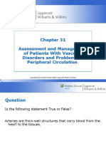 Assessment and Management of Patients With Vascular Disorders and Problems of Peripheral Circulation