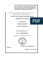 A Study On Effectiveness of Grievance Handling Mechanism Among The Non-Managerial Employees in Instrumentation Limited Kanjikode