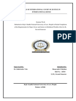 Role of International Court of Justice