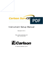 SurvCE V4 Instrument Setup Manual