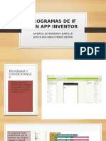 Programas de If Con App Inventor