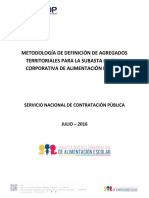 Metodologia Agregados Territoriales