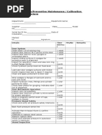 Autoclave Maintenance Schedule