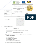 01 Perímetro Do Círculo Círculo Raio Diâmetro Corda