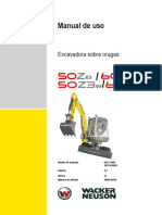 Manual de Uso: Excavadora Sobre Orugas