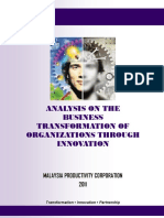 Analysis On The Business Transformation of Organizations Through Innovationlkjhg