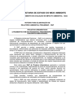 Roteiro para Elaboração de Relatório Ambiental Preliminar