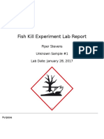 Fish Kill Experiment Lab Report Ap Chem