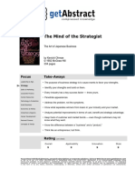 The Mind of The Strategist Abstrat PDF