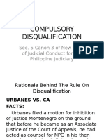 Inhibition of Judges