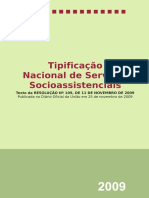 Tipificacao Nacional de Servicos Socioassistenciais PDF