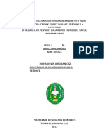 Laporan Studi Kasus Penatalaksanaan Diet Pada Pasien CKD Cronik Kidney Disease Stadium V Hipertensi Di Ruang Ilmu Penyakit Dalam Ipd 24b Rsu DR Saiful Anwar Malang Magk Caly