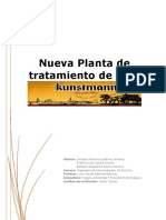 Informe Nueva Planta de Tratamiento de Riles