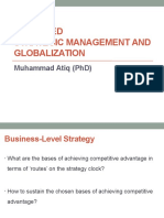 Advanced Strategic Management and Globalization: Muhammad Atiq (PHD)