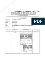 Universitas Merdeka Malang: Program D-Iii Bahasa Inggris