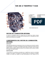 Motor de 4 Tiempos y Sus Partes