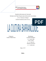 Ubicación Geográfica de La Cultura Barrancoide Trabajo