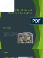 Historia Del Hierro y El Acero