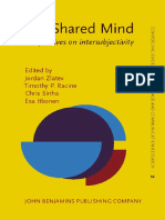 Jordan Zlatev, Timothy P. Racine, Chris Sinha, Esa Itkonen The Shared Mind Perspectives On Intersubjectivity Converging Evidence in Language and Communication Research Celcr