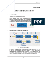 Fuente de Alimentación de VDC