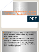 Ventriculoperitoneal Shunt Infection in Adult Patient