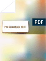 Presentation Title