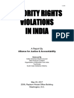 India Minority Rights Violations Report 2017