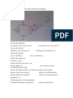 Formulas Método de Tres Puntos o Pothenot