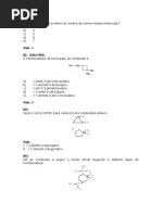 Hidrocarbonetos - Ciclanos - 15 Questões