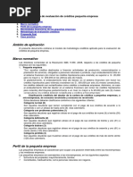 Guia de Evaluacion de Creditos para Pequeñas Empresas PDF